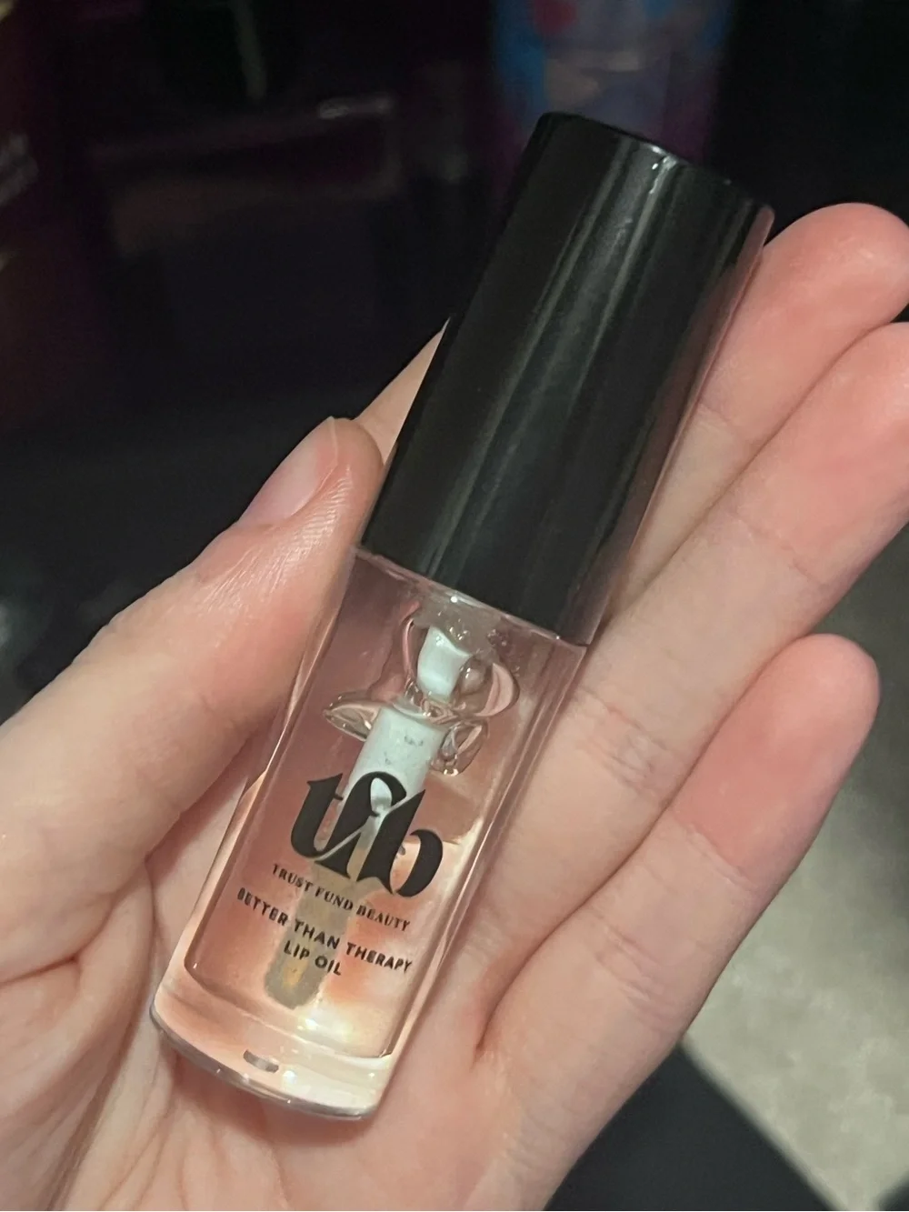Trust Fund Beauty Better Than Therapy Lip Oil - Clear Gloss